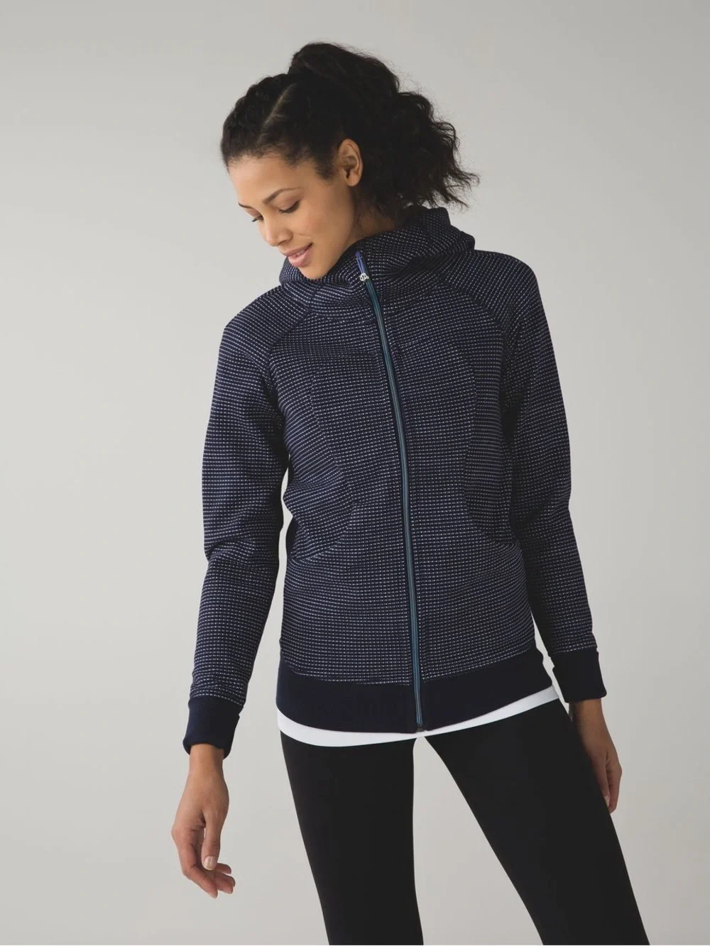 Lululemon Scuba Hoodie III Double Dot Naval Blue Lullaby / Naval Blue